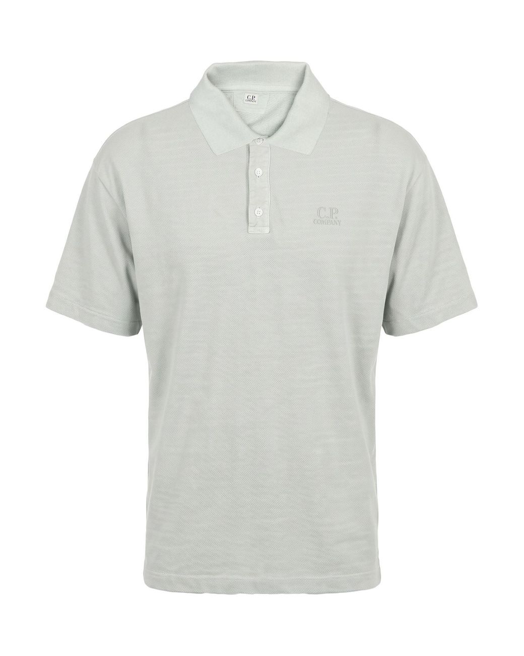 C P Company Gray Polo Shirt for men