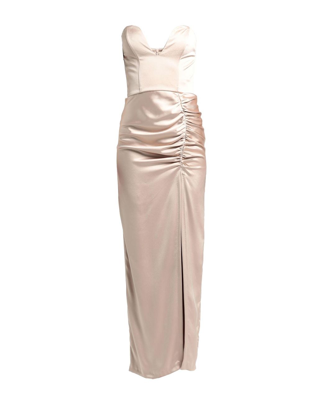 ACTUALEE Natural Maxi Dress