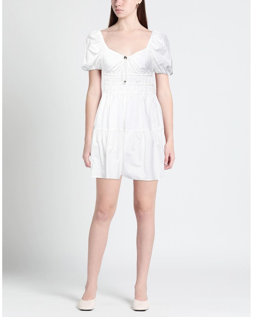 Pinko White Mini Dress