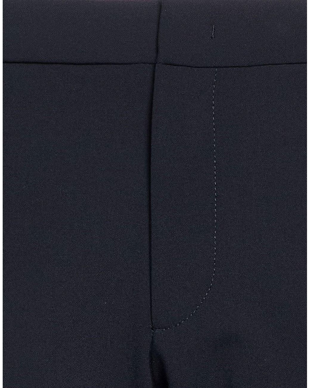 Dondup Blue Midnight Pants Polyester, Virgin Wool, Elastane for men