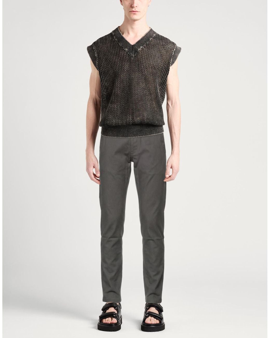 G-Star Gray Pants Cotton, Recycled Polyethylene, Elastane for men
