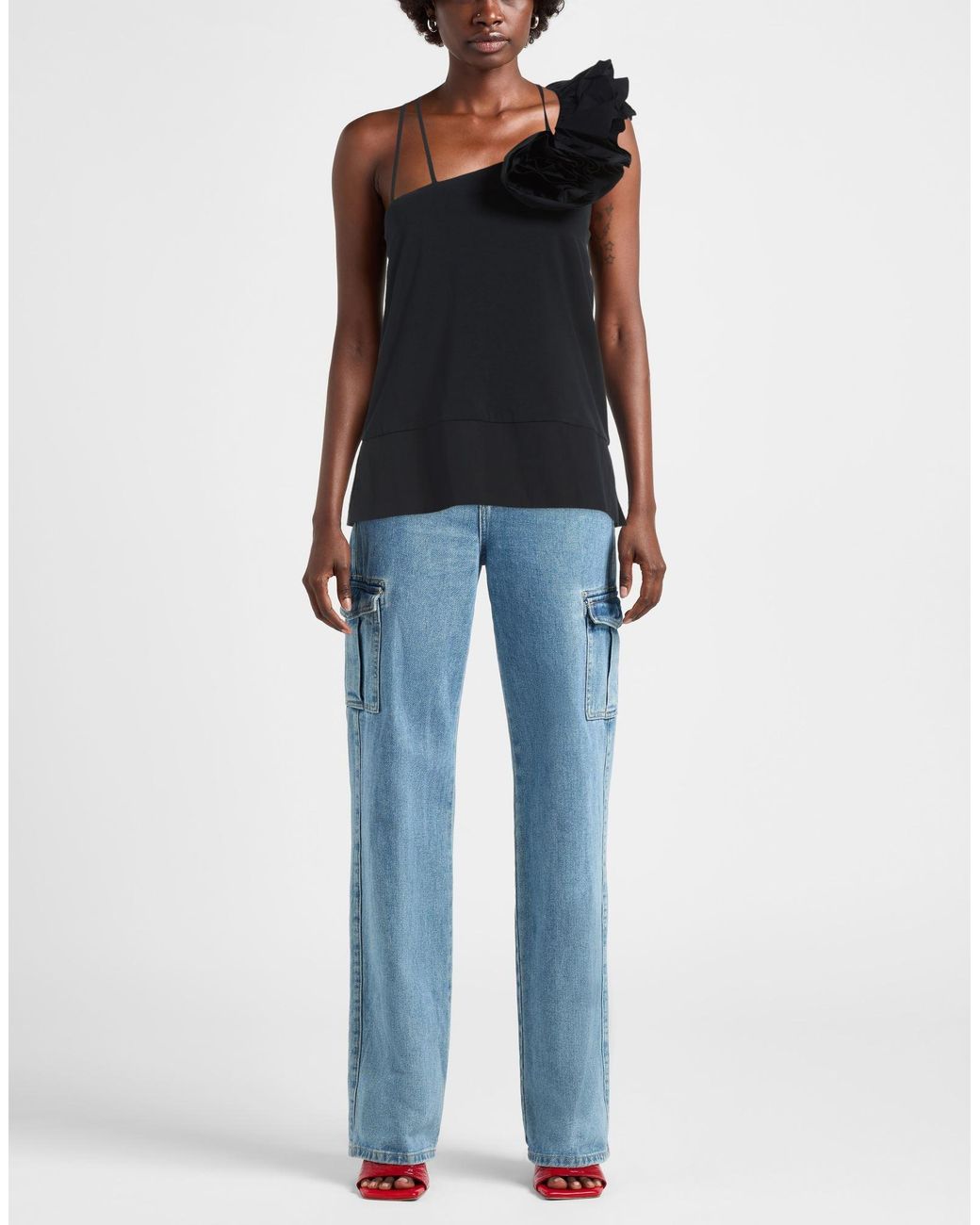 Alpha Studio Black Tops