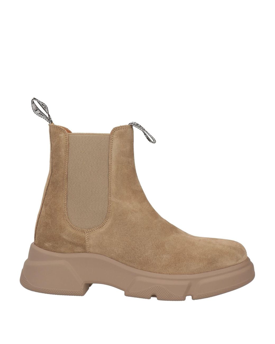 Voile Blanche Brown Khaki Ankle Boots Leather