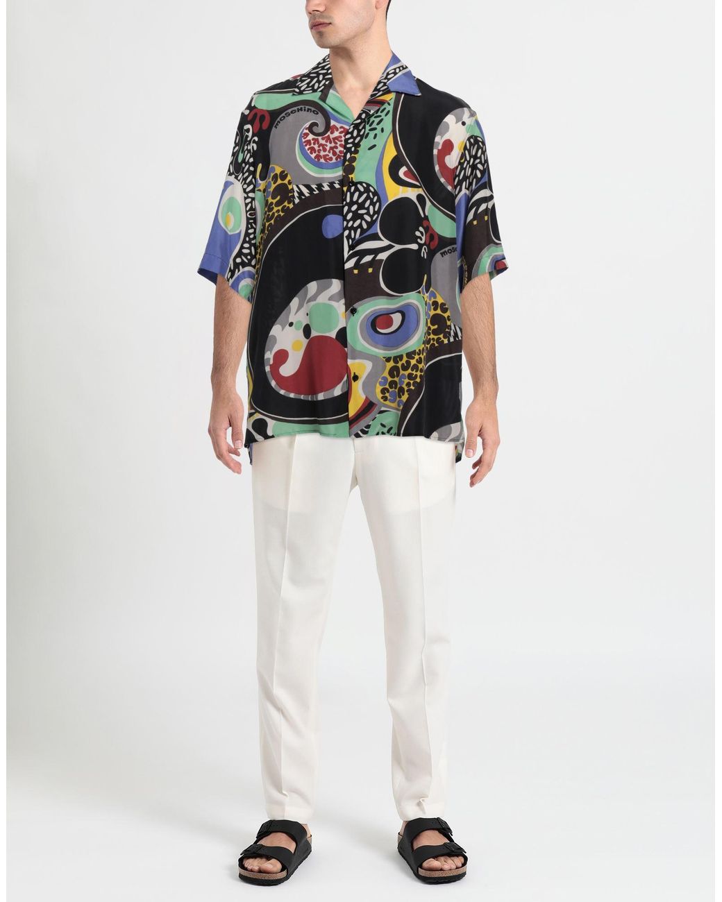 Camisa Moschino de hombre de color Gray
