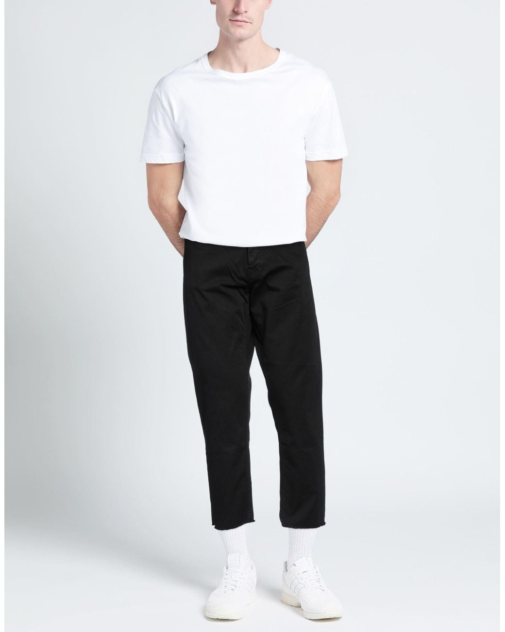 Officina 36 Black Trouser for men
