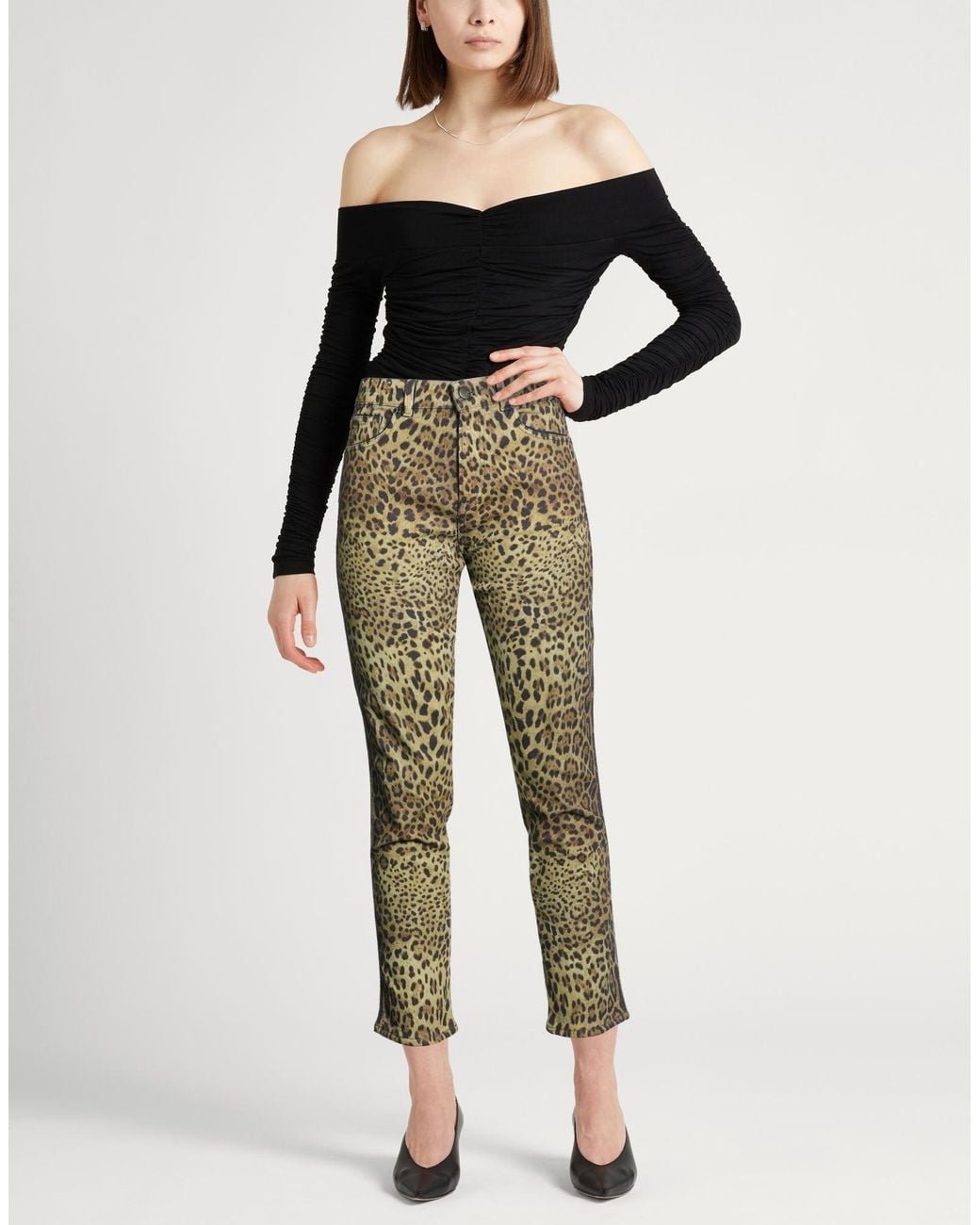 PT Torino Green Jeans Cotton, Elastane