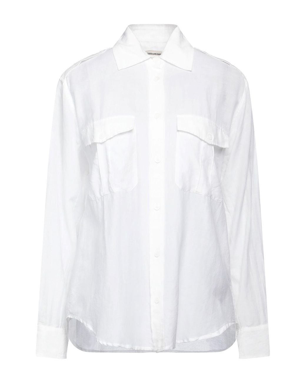 Zadig & Voltaire White Shirt Cotton, Viscose