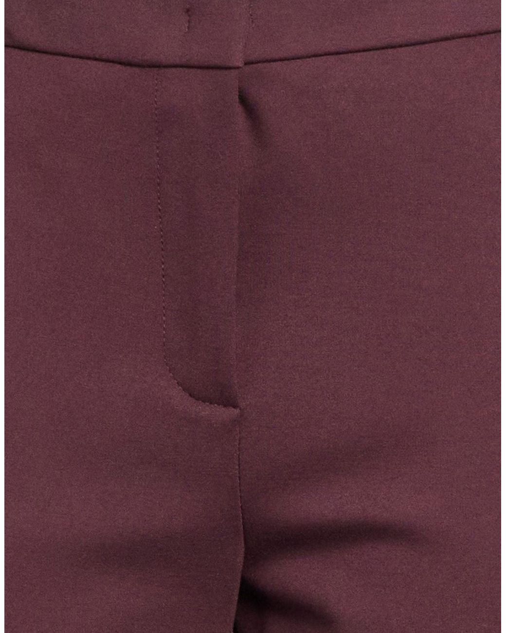 Kaos Purple Pants Viscose, Polyamide, Elastane