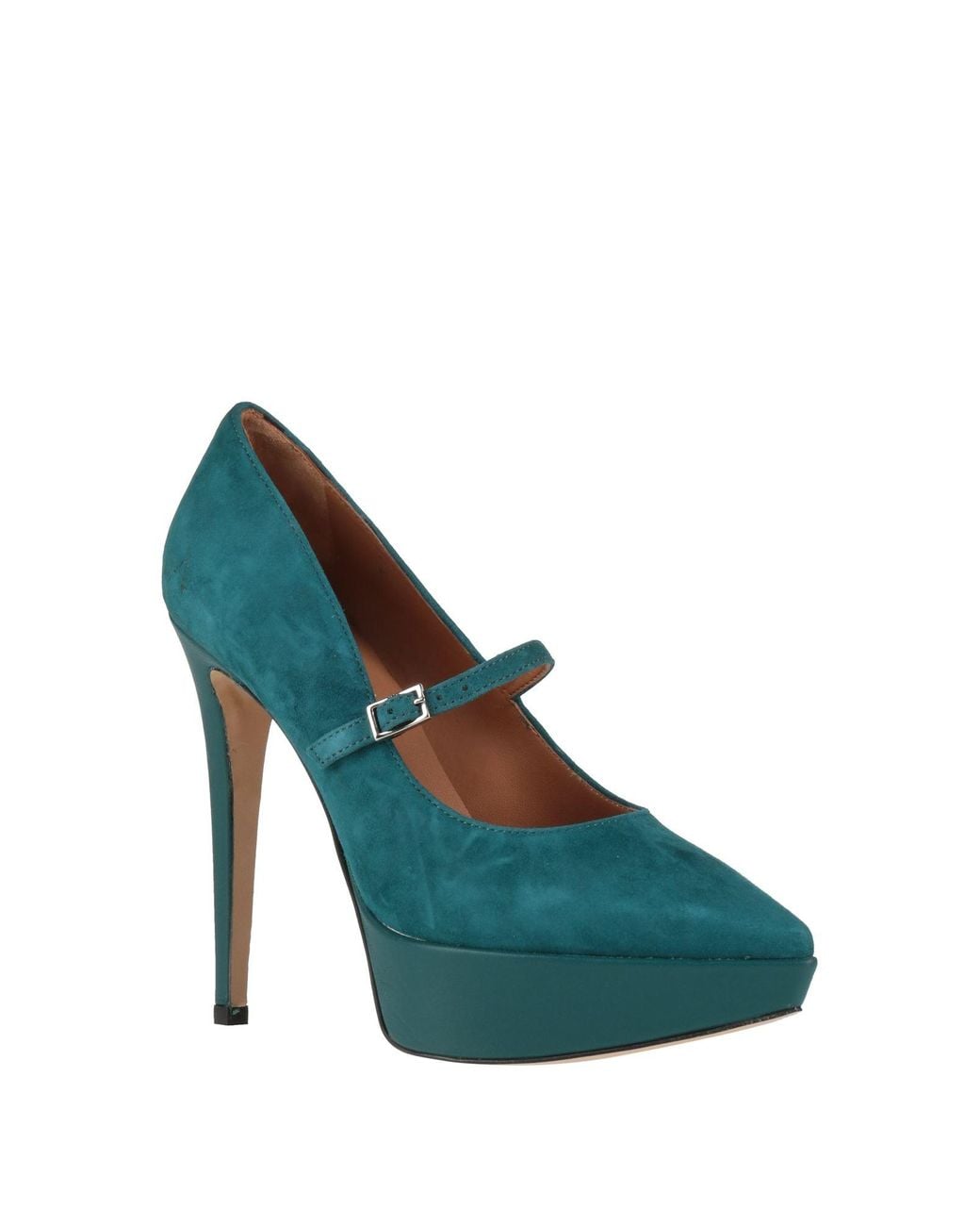 Ovyè Green Pumps Leather