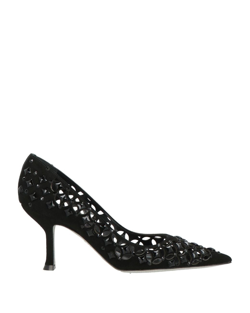 Rene Caovilla Black Pumps Leather