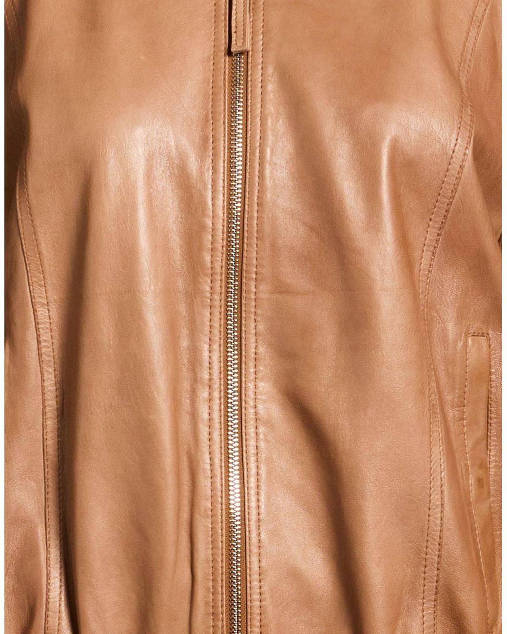 Bully Brown Jacket Leather