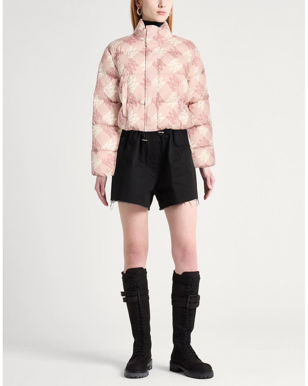 Amiri Pink Puffer Polyester