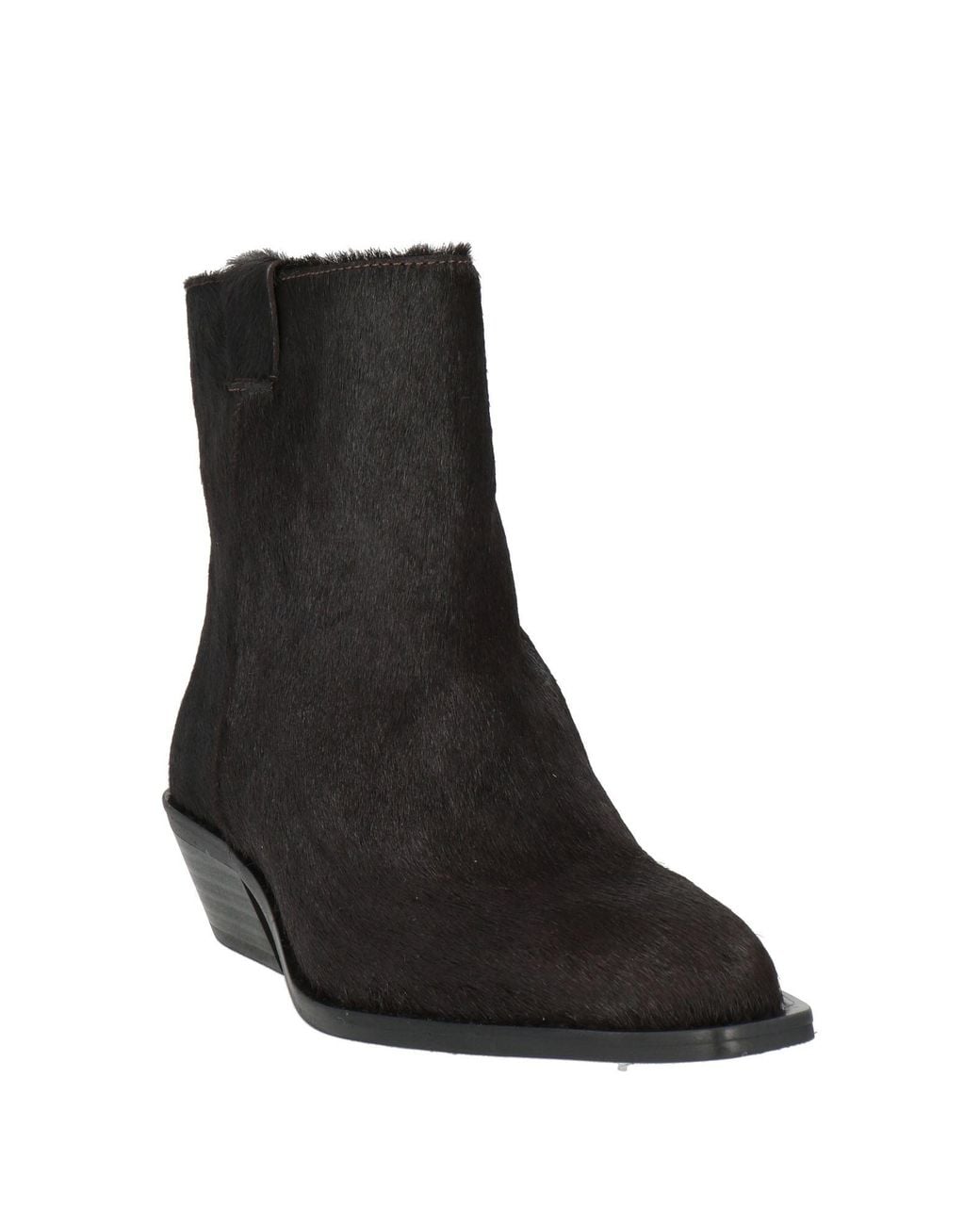 Alohas Black Dark Ankle Boots Leather