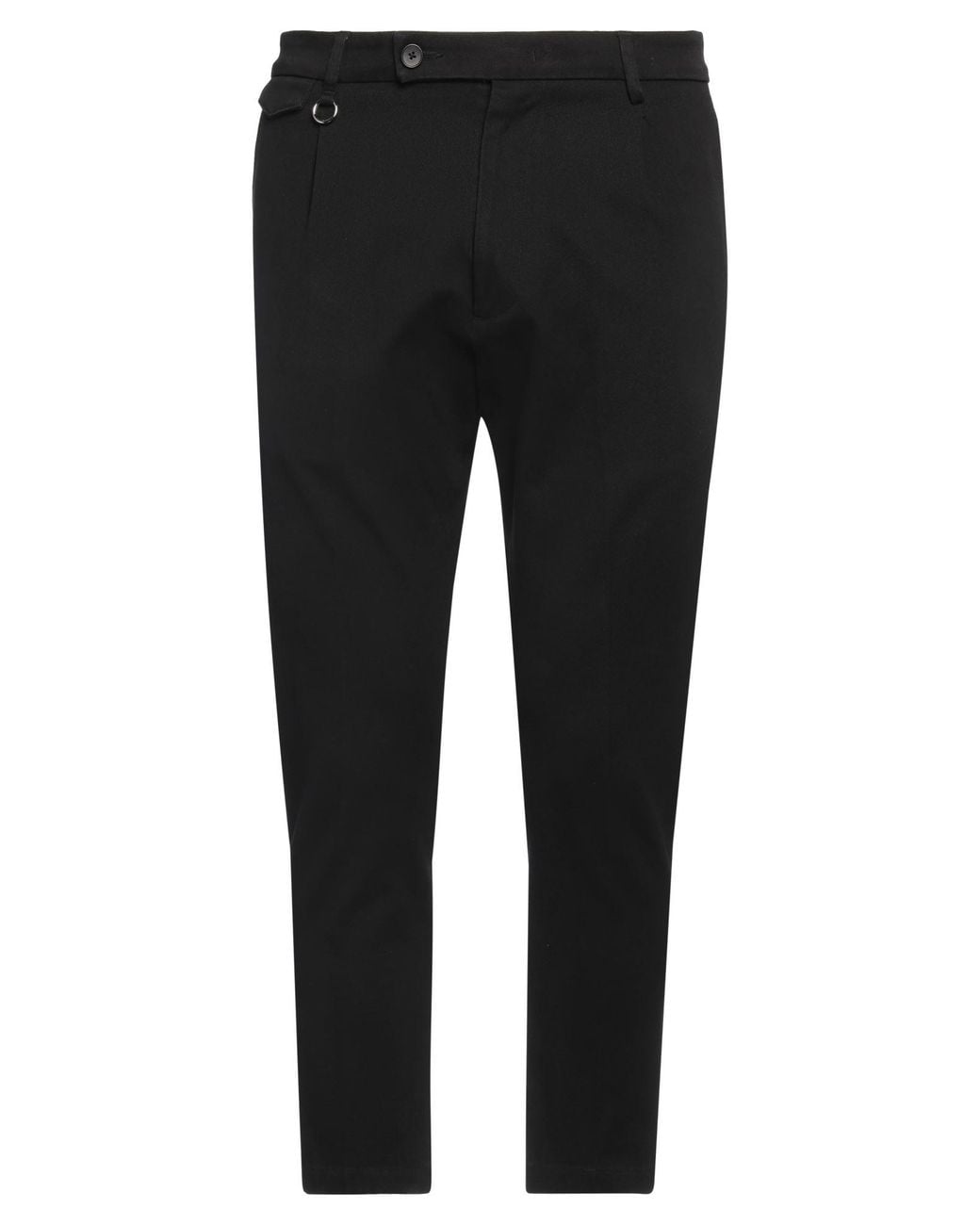 GOLDEN CRAFT 1957 Black Pants Cotton, Elastane for men