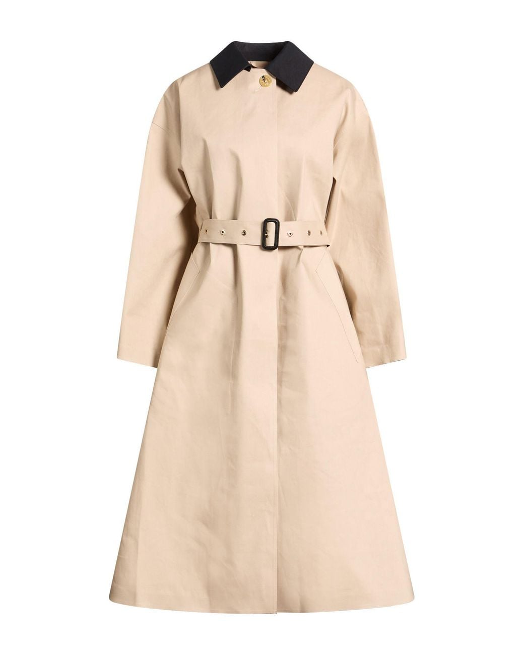 Mackintosh Natural Belted Bowland Lr-1058 Overcoat & Trench Coat Cotton