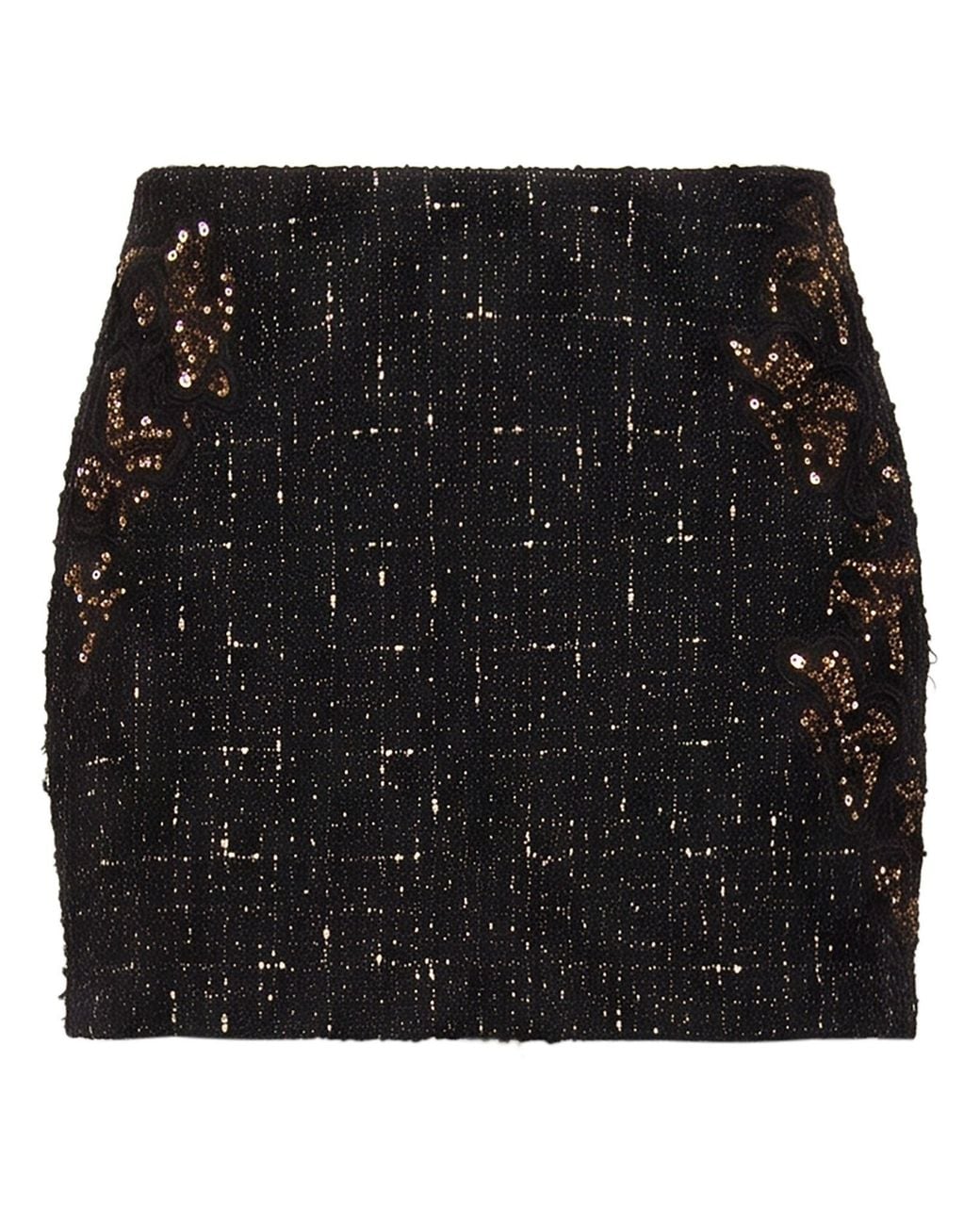 ERMANNO FIRENZE Black Mini Skirt