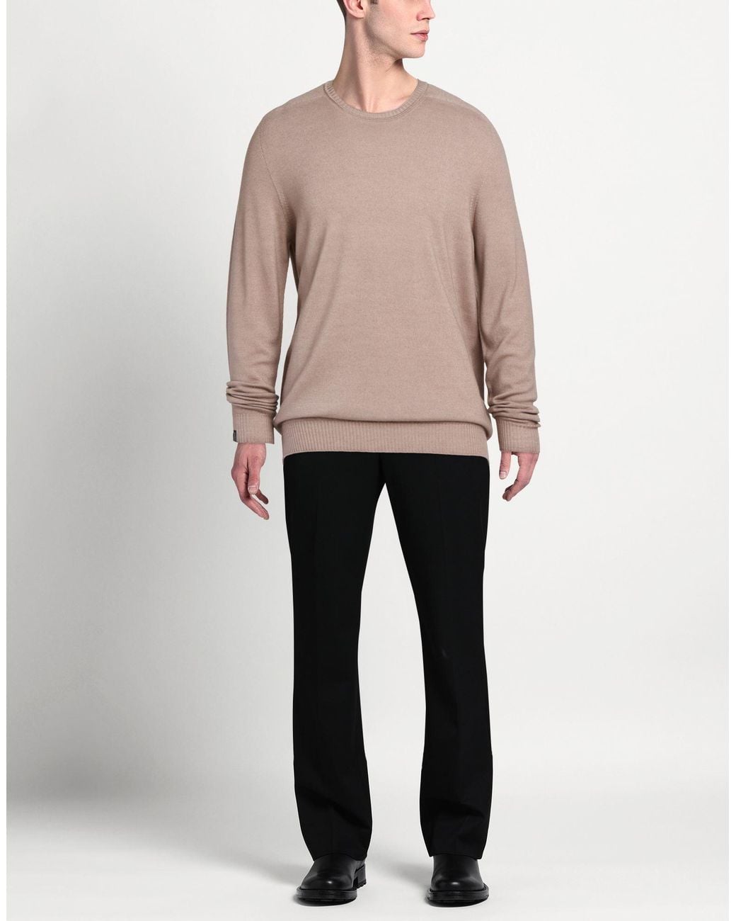 AROVESCIO Brown Sweater Virgin Wool for men