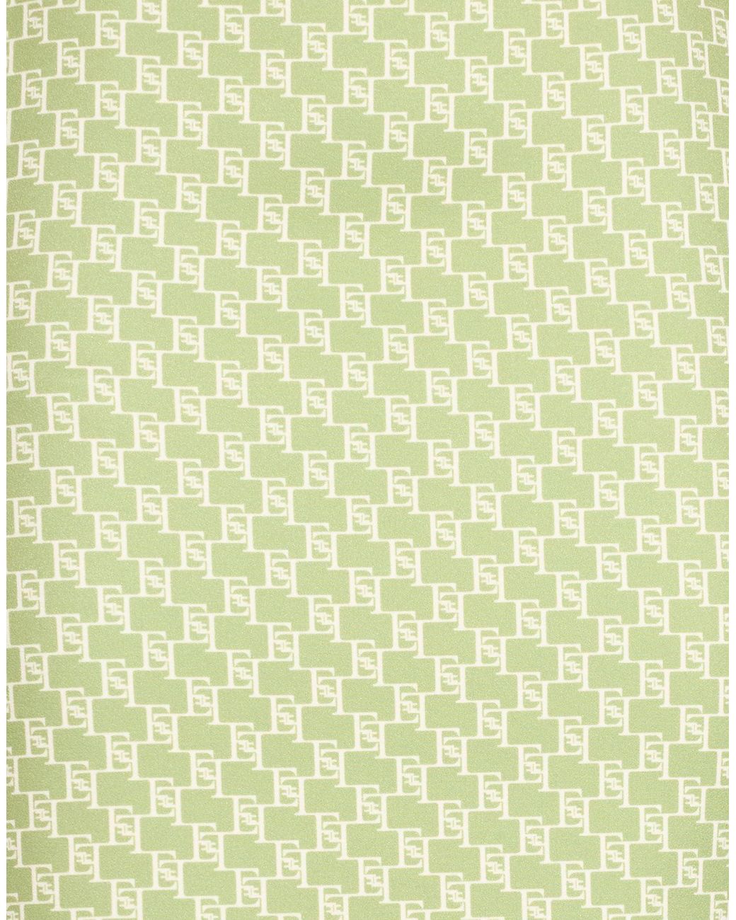 Elisabetta Franchi Green Midi Skirt Polyester, Elastane
