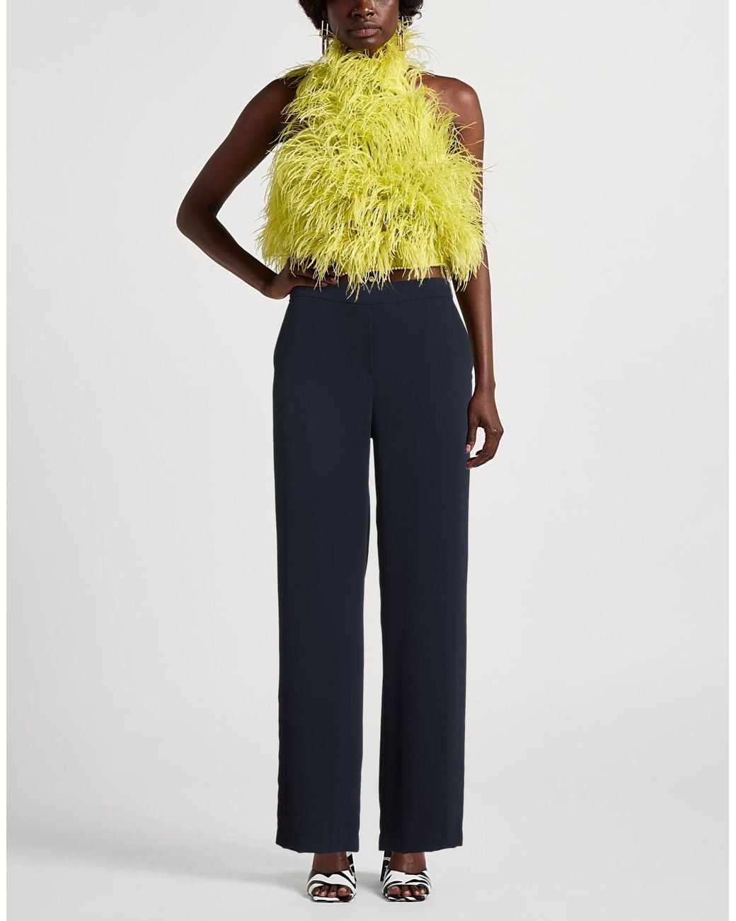 P.A.R.O.S.H. Blue Pants Polyester