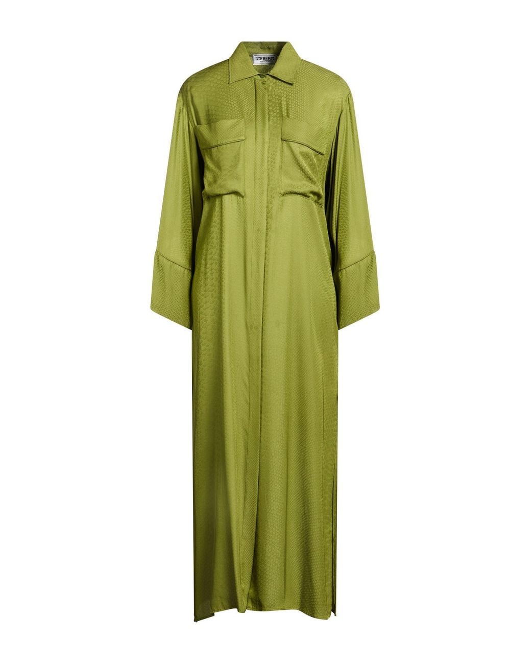Iceberg Green Maxi Dress Viscose