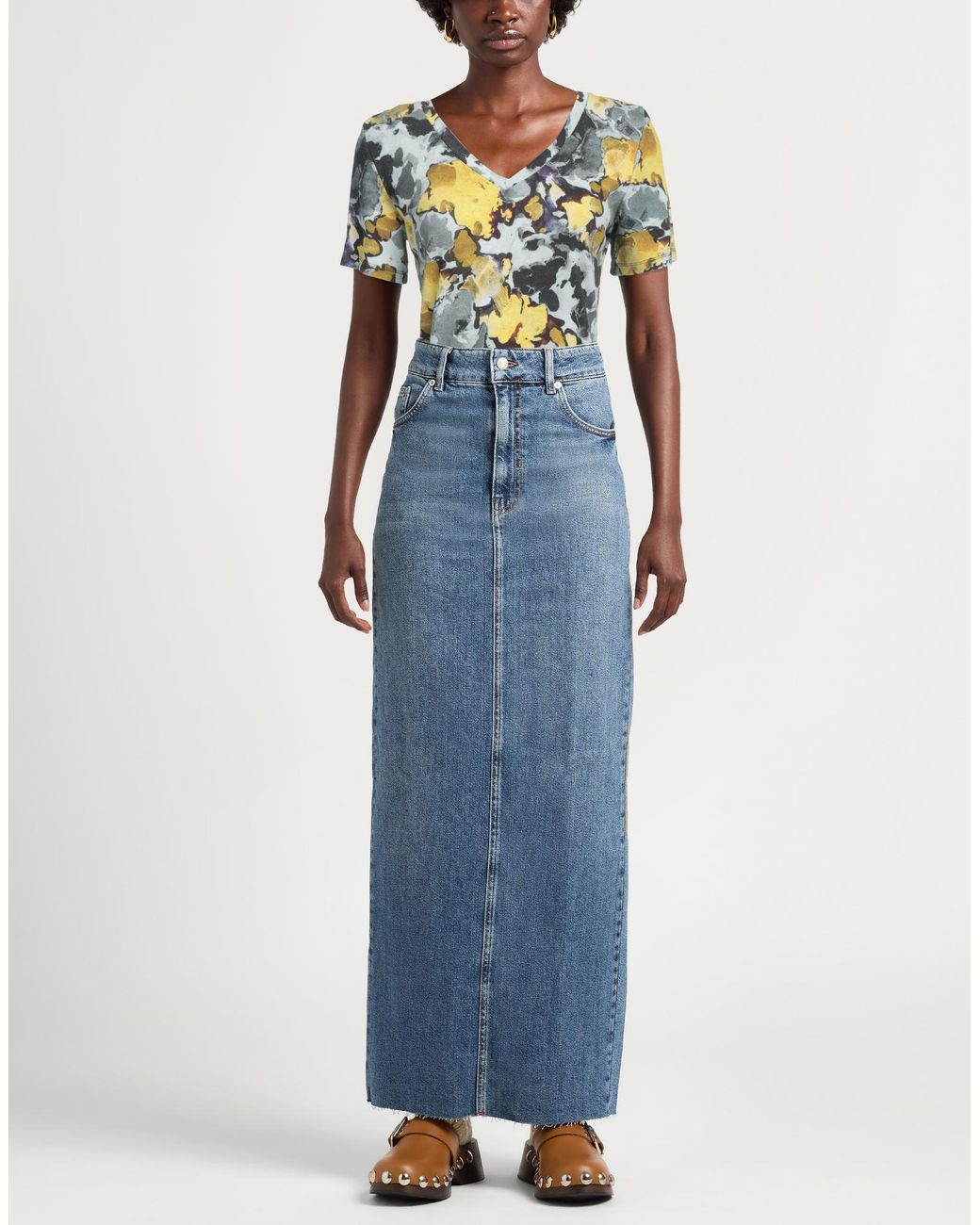 Paul Smith Yellow Top Lyocell, Cotton, Elastane