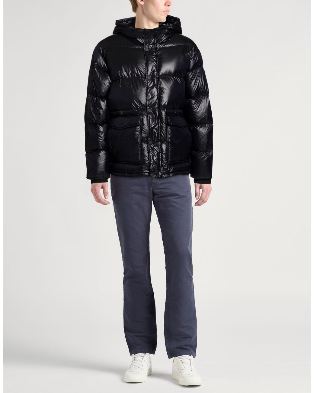 EA7 Black Puffer for men