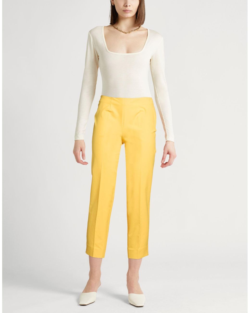 Piazza Sempione Yellow Pants