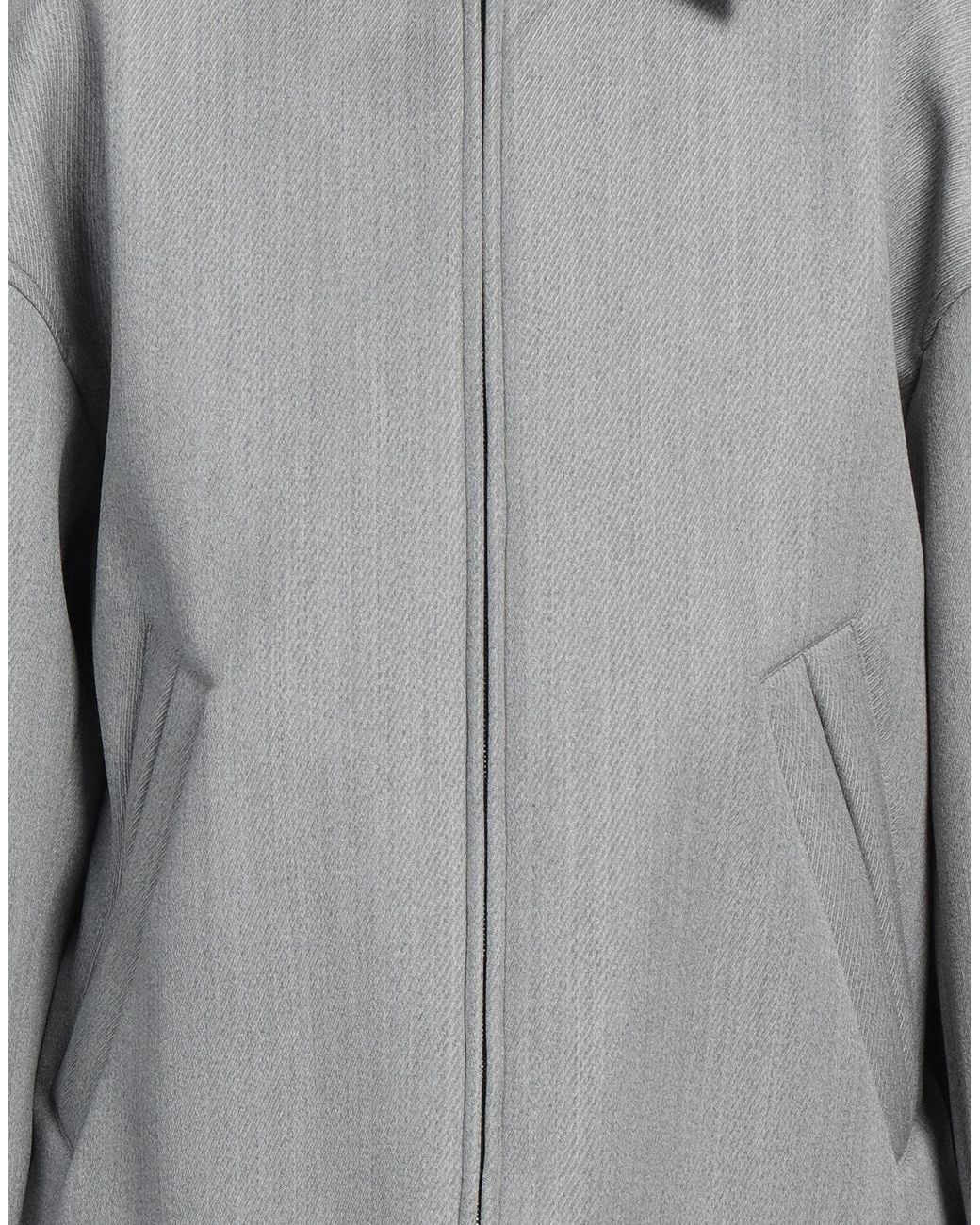 Emporio Armani Gray Jacket Virgin Wool, Polyamide, Polyester for men