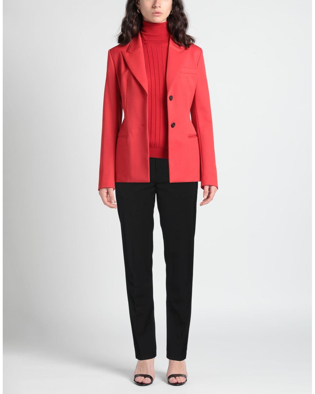 MSGM Black Pants Virgin Wool, Elastane