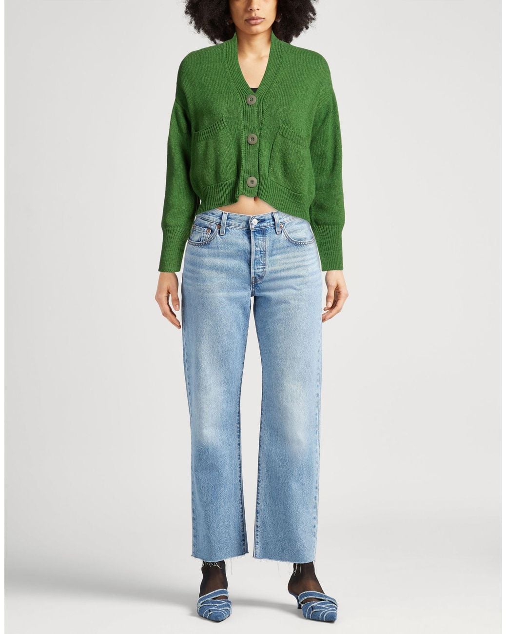 Alpha Studio Green Cardigan