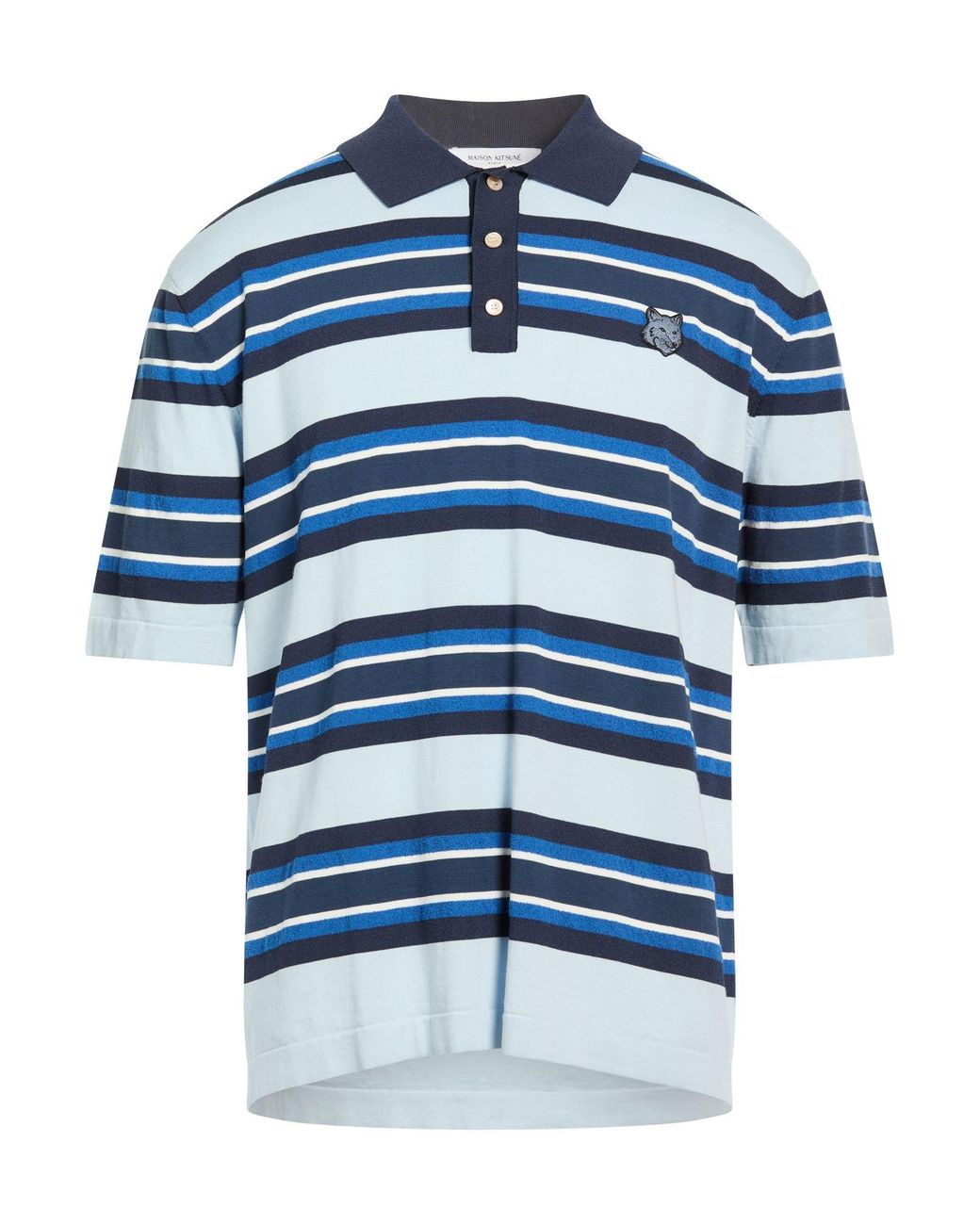 Maison Kitsuné Poloshirt in Blue für Herren