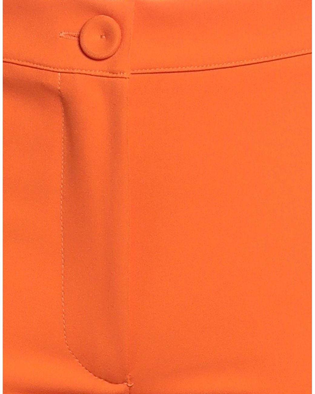 Berna Orange Pants Polyester, Elastane