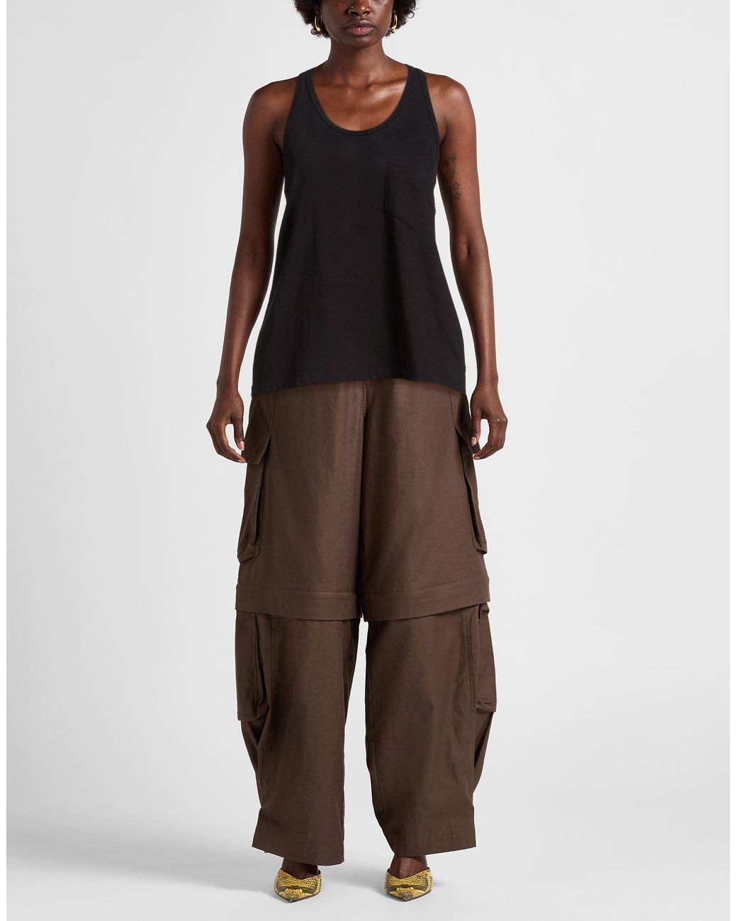 8pm Black Top Cotton, Viscose