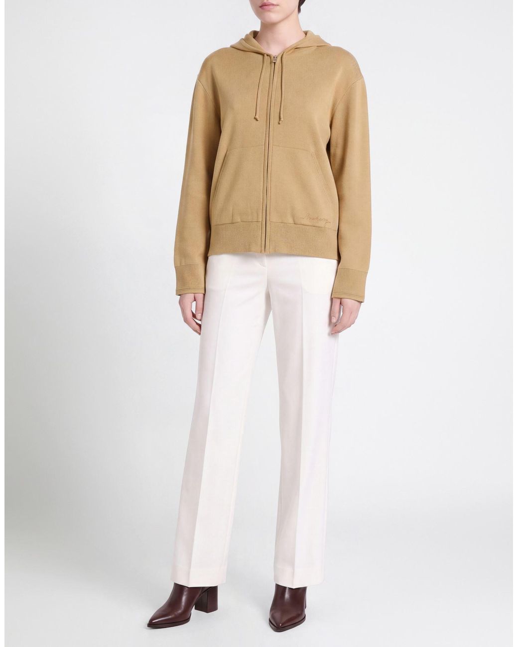 Burberry Natural Sand Cardigan Wool, Polyamide, Elastane