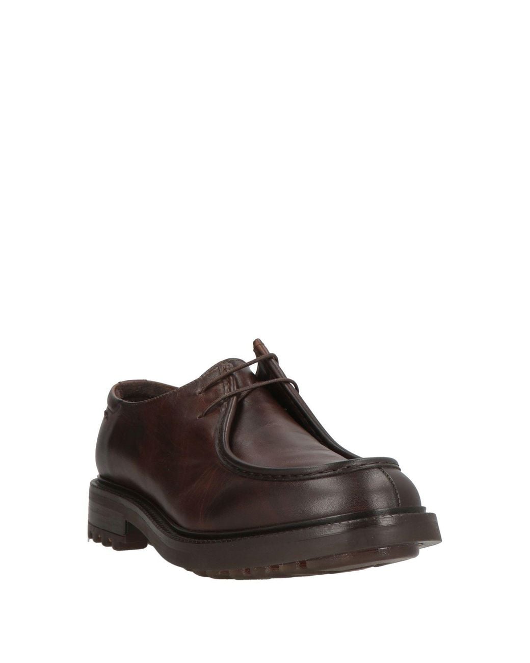 Alexander Hotto Brown Lace-Up Shoes for men