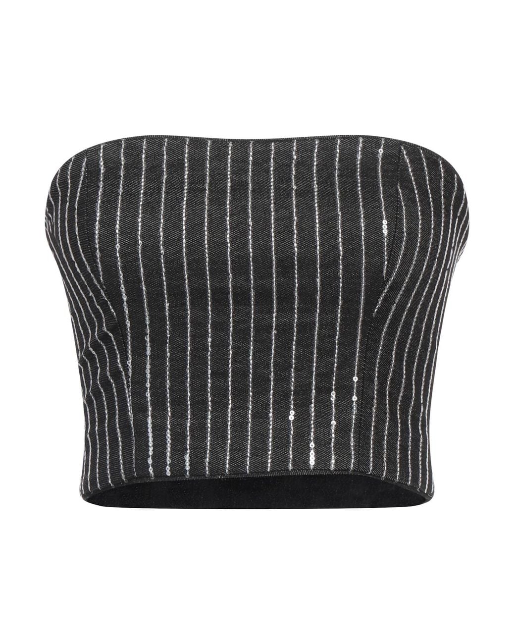 ROTATE BIRGER CHRISTENSEN Black Top Cotton