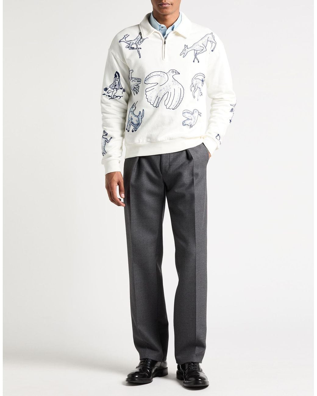 Dior White And Hylton Nel Sweatshirt Cotton for men