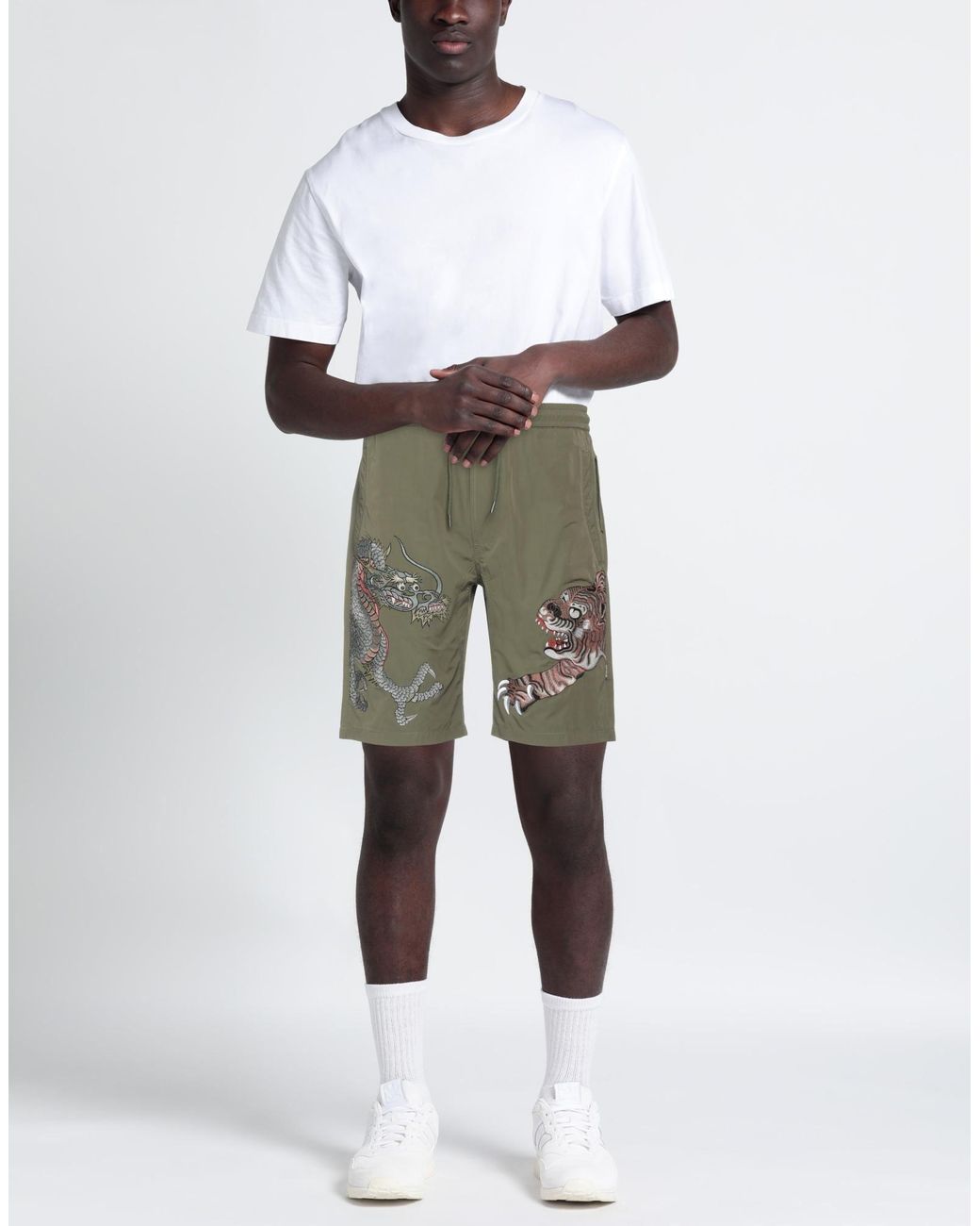 Maharishi Green Shorts & Bermuda Shorts for men