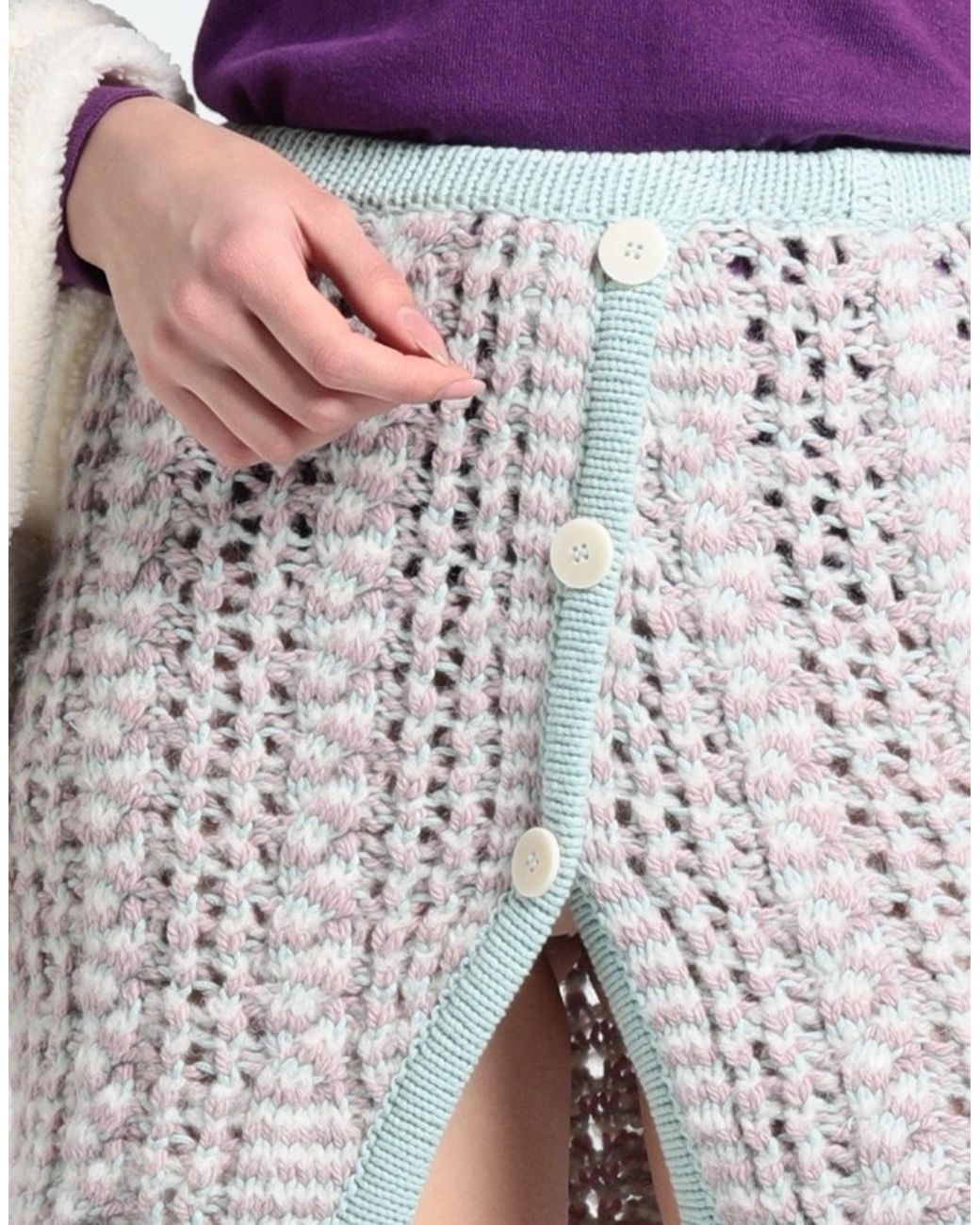 Marco Rambaldi Gray Mini Skirt