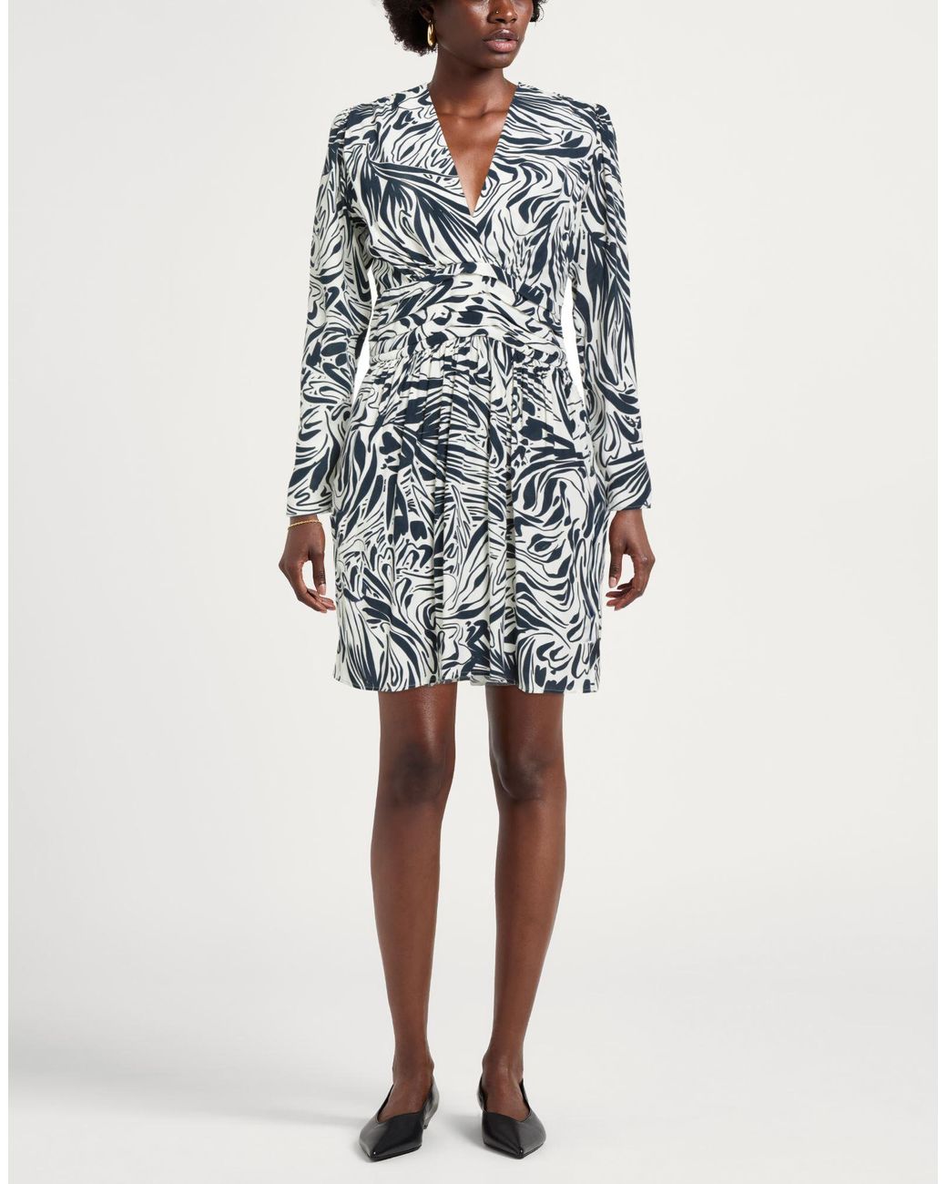 Ba&sh White Mini Dress Viscose