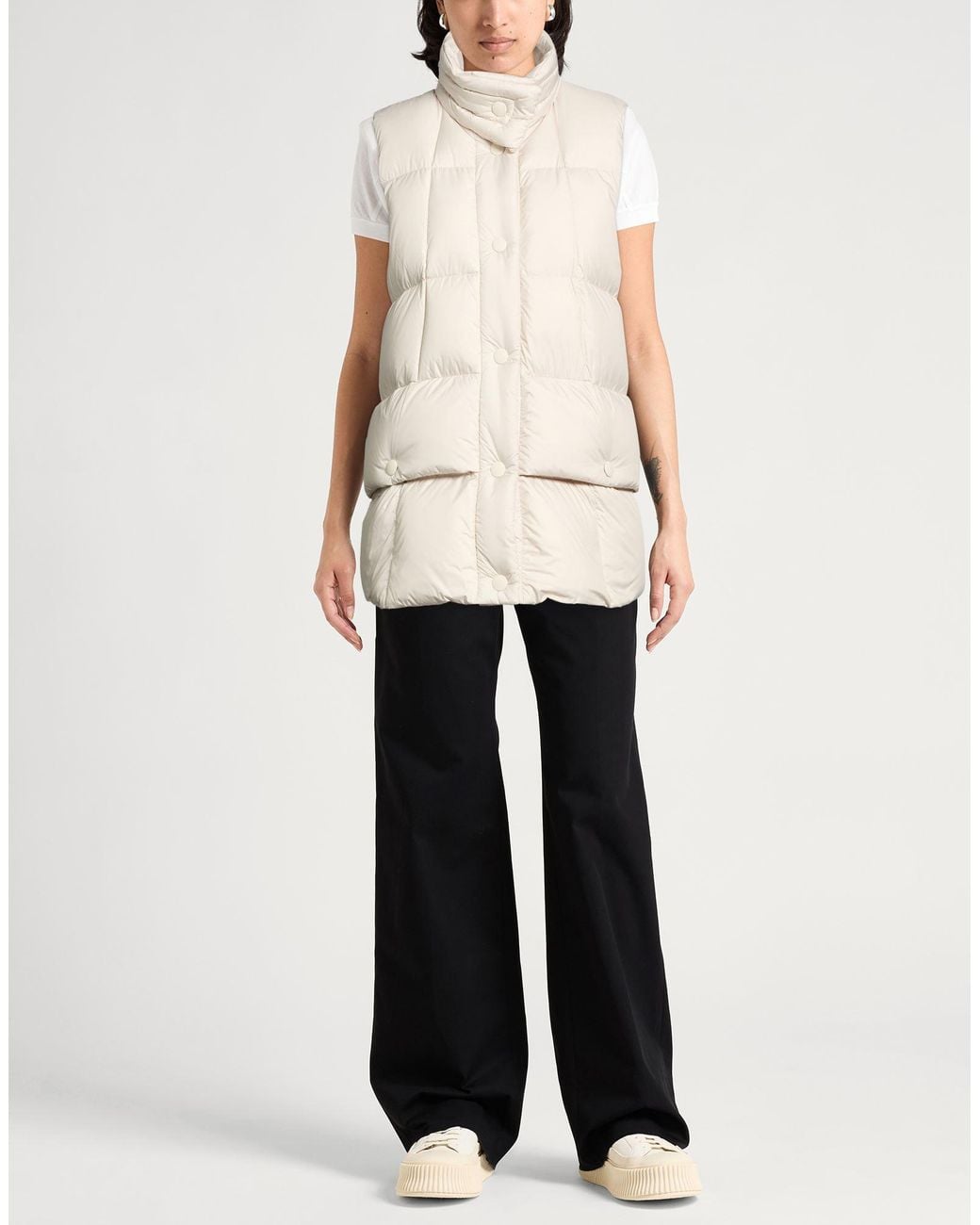 Peserico Natural Ivory Vest Polyester
