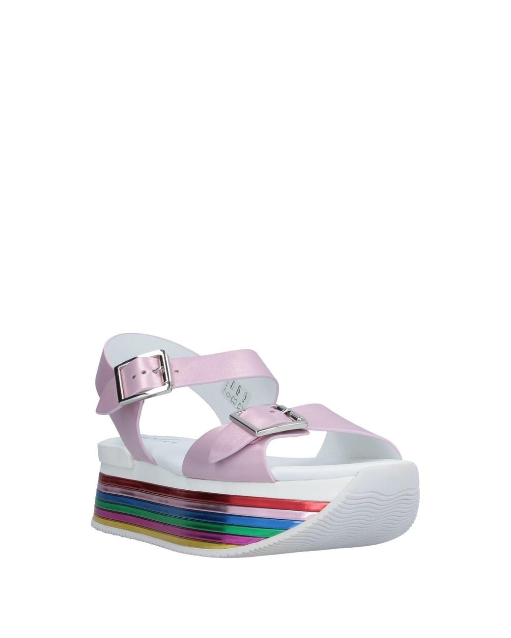 Hogan White Sandals