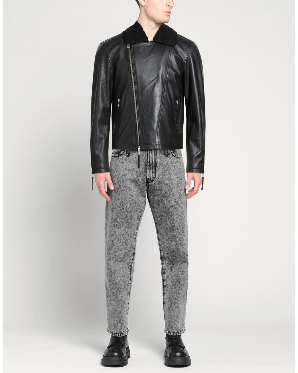 Bolongaro Trevor Black Wesley Jacket Sheepskin for men