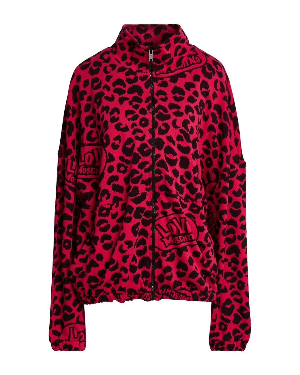 Love Moschino Red Sweatshirt Cotton