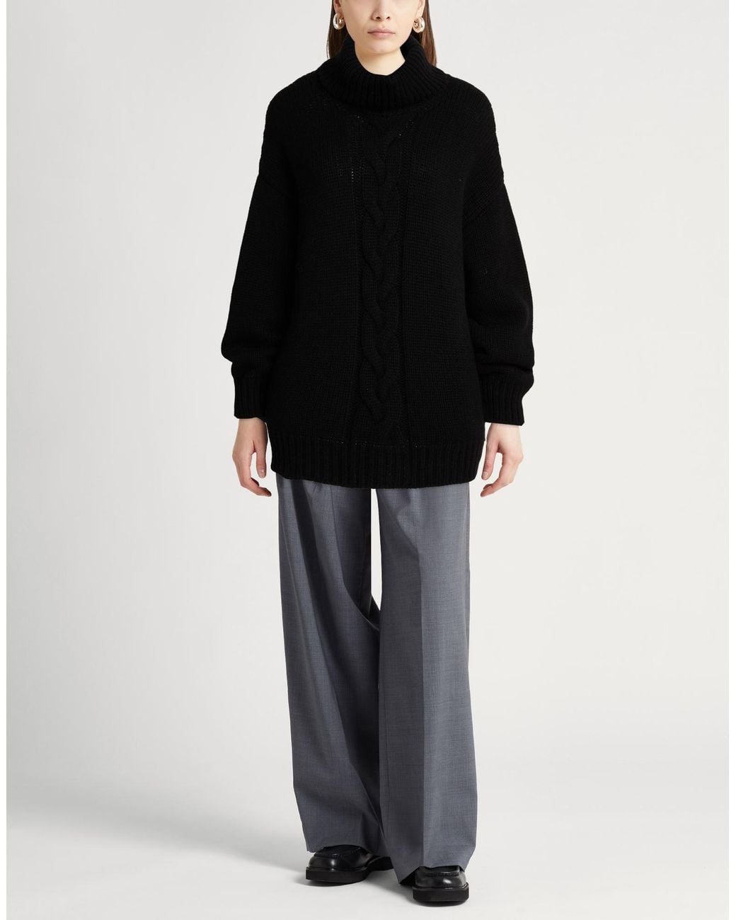 Herno Black Rollkragenpullover