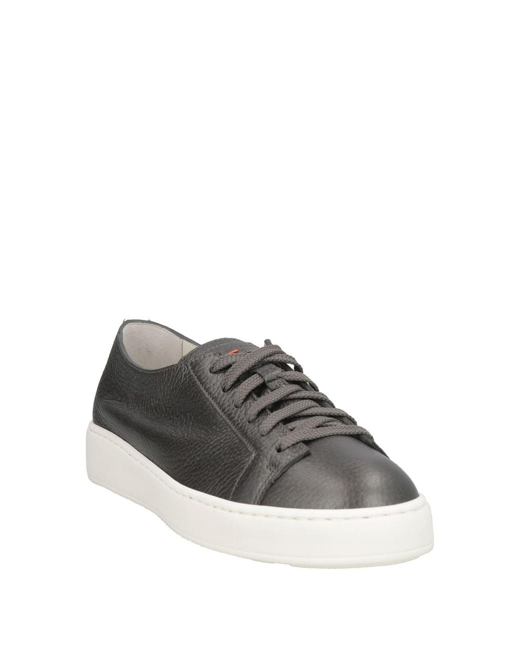 Santoni Gray Sneakers Leather