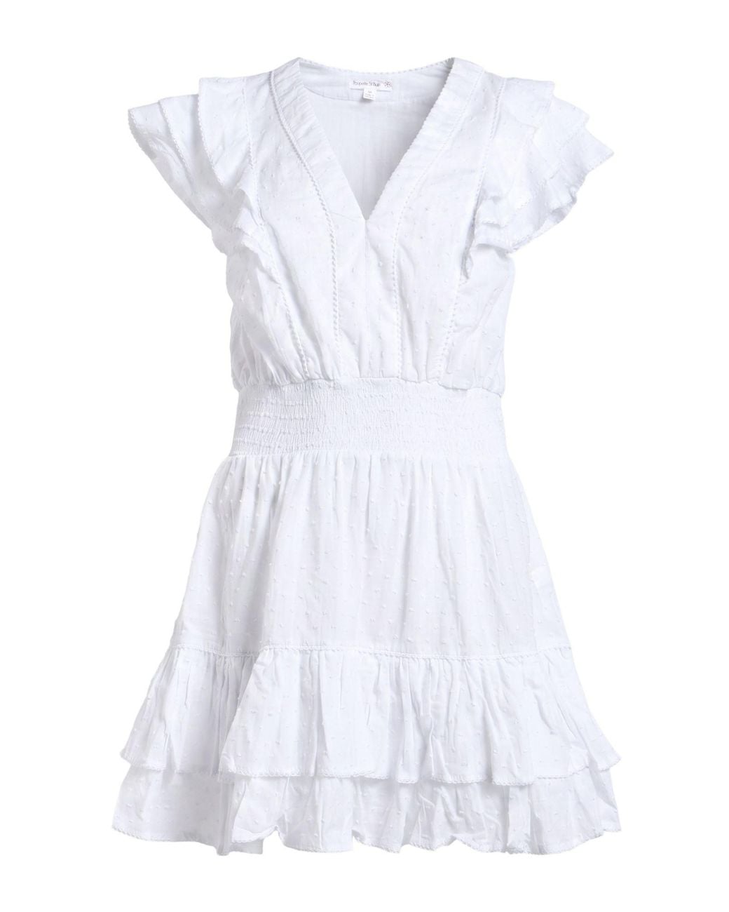 Poupette White Mini Dress Cotton