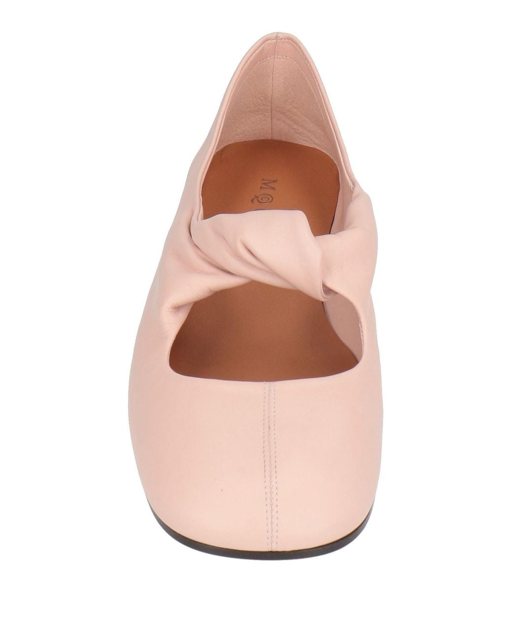 McQueen Pink Ballet Flats Leather
