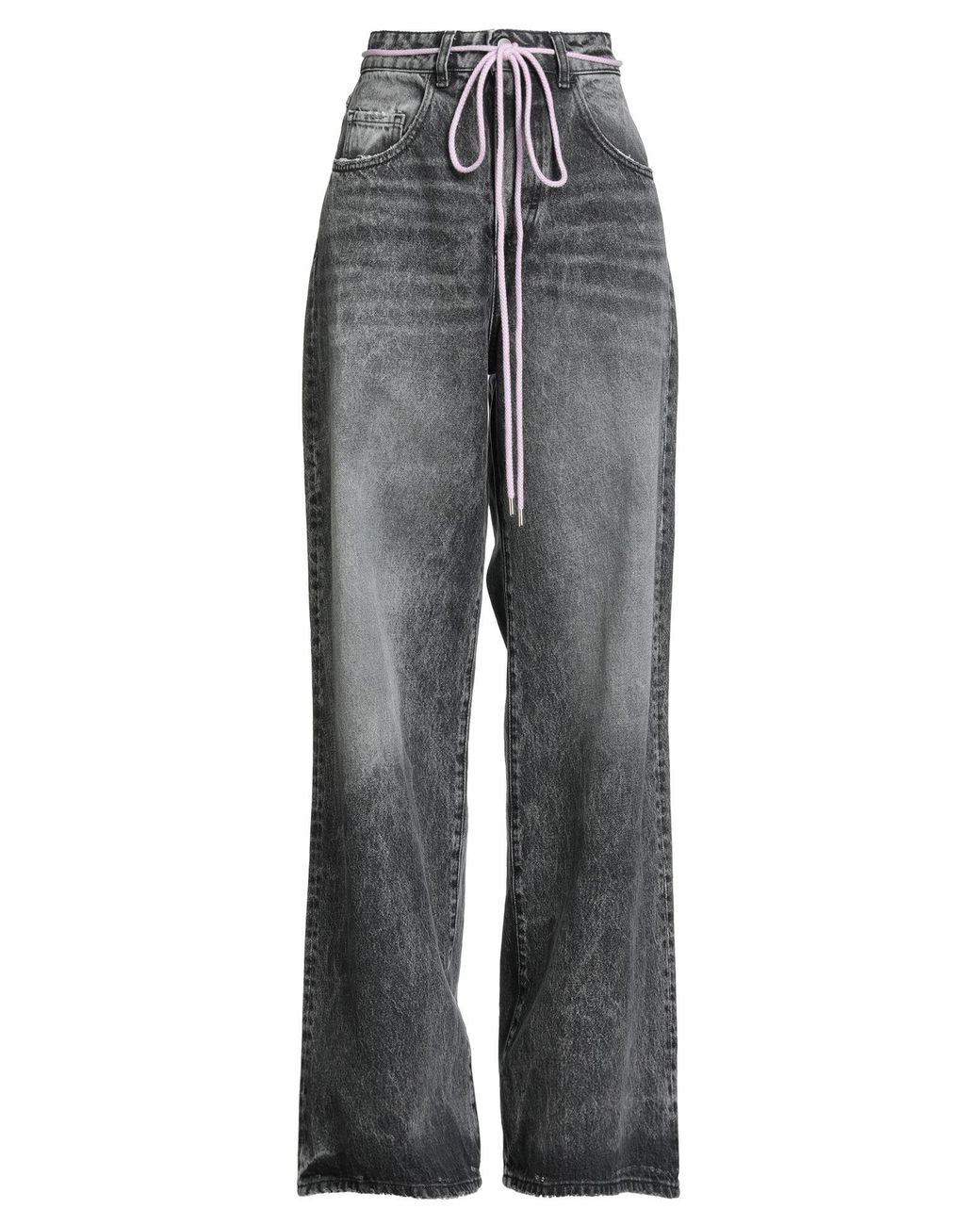 ICON DENIM Gray Jeans Cotton