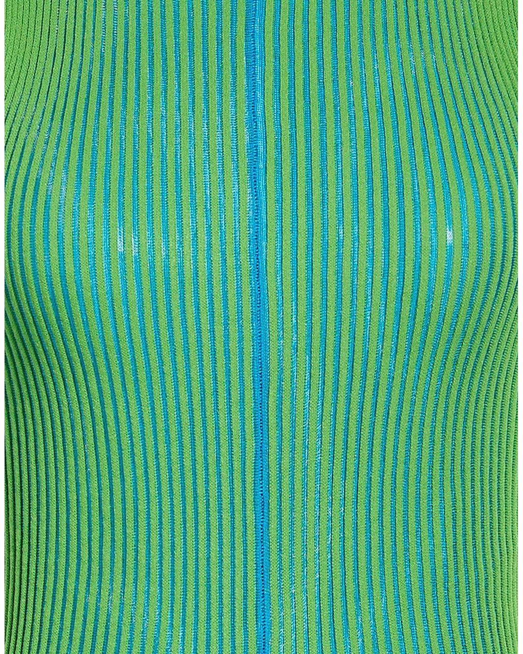 Semicouture Green Sweater Viscose, Polyamide